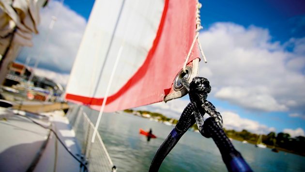 old sailboat sails