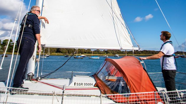 old sailboat sails