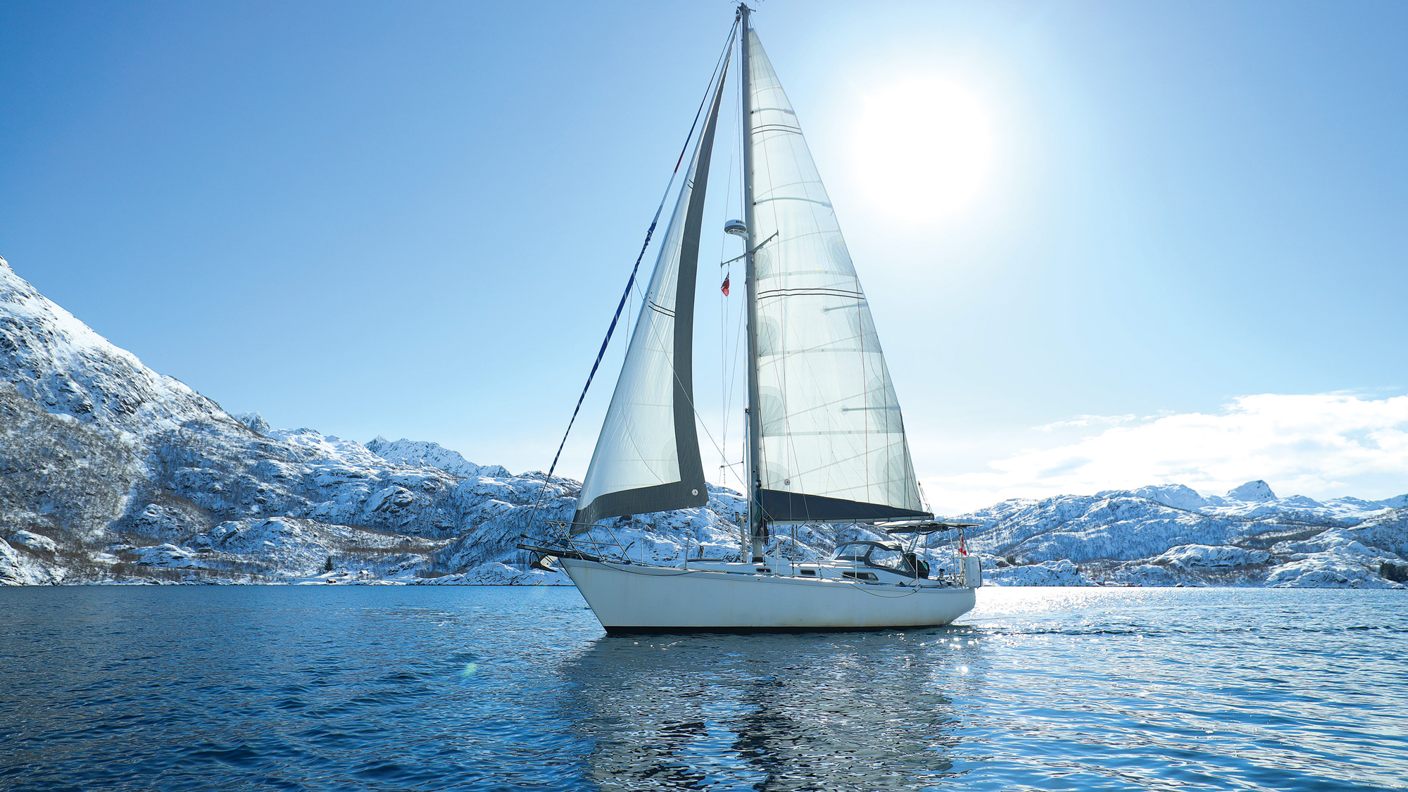 Sailing Uma talk sailing to Svalbard in an electricassisted yacht