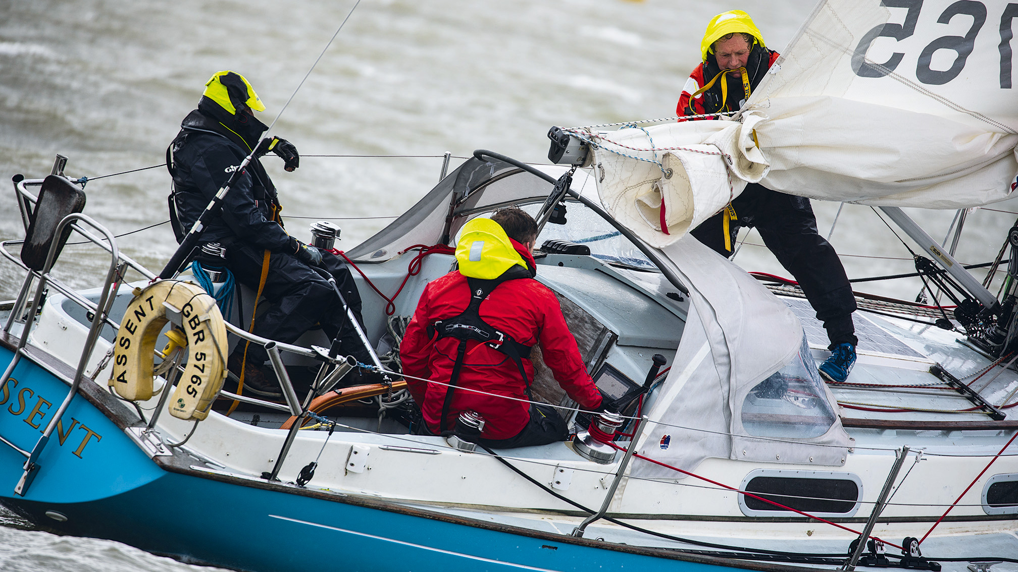Heavy weather sailing How to reduce sail in a storm Yachting Monthly