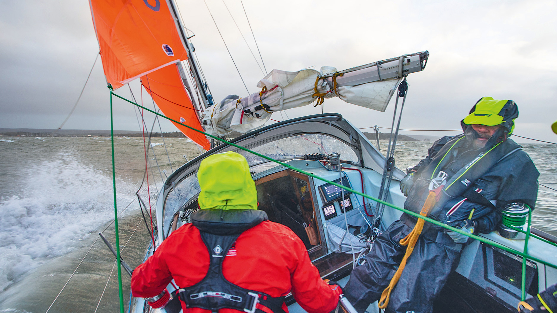 Heavy weather sailing: How to reduce sail in a storm Yachting Monthly