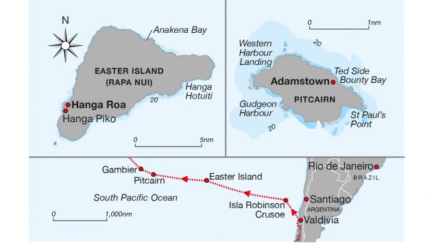 cruise ships sailing to easter island