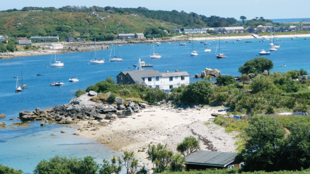 At New Grimsby in the sunshine
