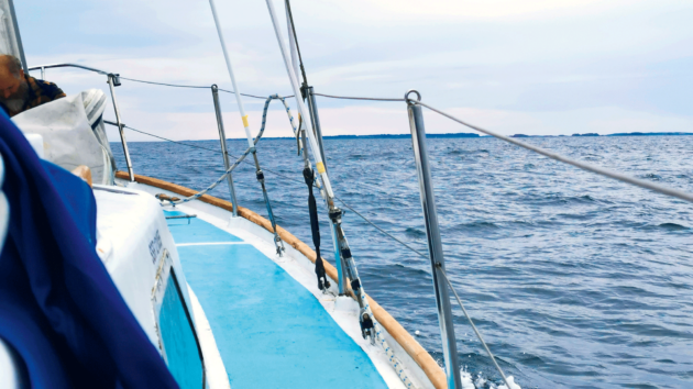 The Isles of Scilly comes into view.