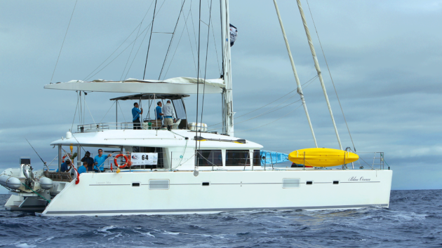 Craig sailed from the Canary Islands to St Lucia aboard a Blue Ocean Lagoon 560