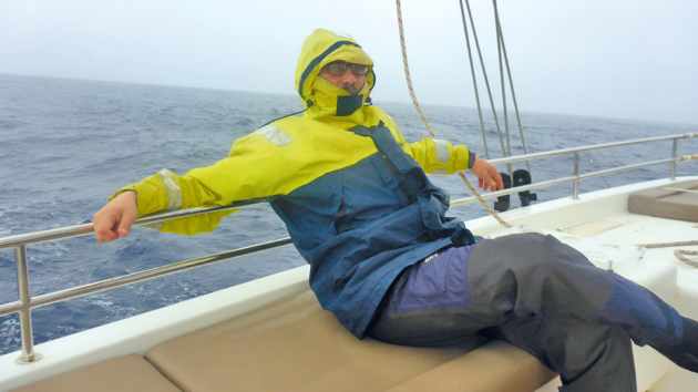 Craig had plenty of time to contemplate carbon calculations on his ocean crossing