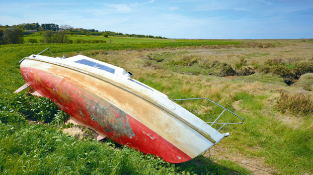 The industry is struggling to deal with ‘end of life’ 
GRP boats