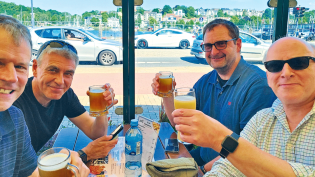 The holiday begins withlunch at Hansens brewery on Flensburg waterfront.