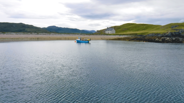 Geodh an Sgadainanchorage in Loch Eriboll looking innocent in the evening light