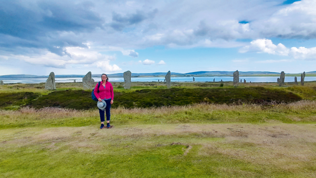 The Ring of Brodgar on Orkney dates back to around 2500BC