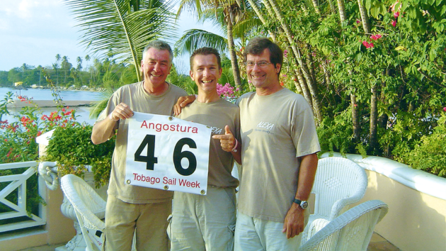 The full racing crew with our race number