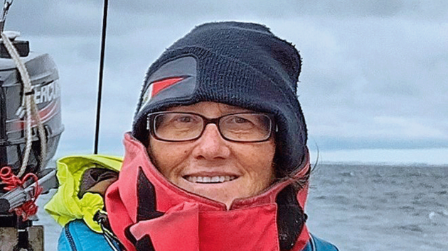 Jane heading towards Buckie across the Moray Firth