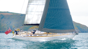 Despite light airs, Rising Sunne showed a surprising turn of speed