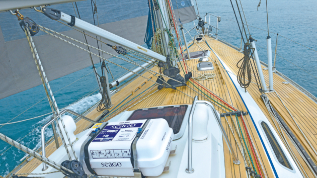 There’s acres of wood on deck, treated 
annually with Semco
