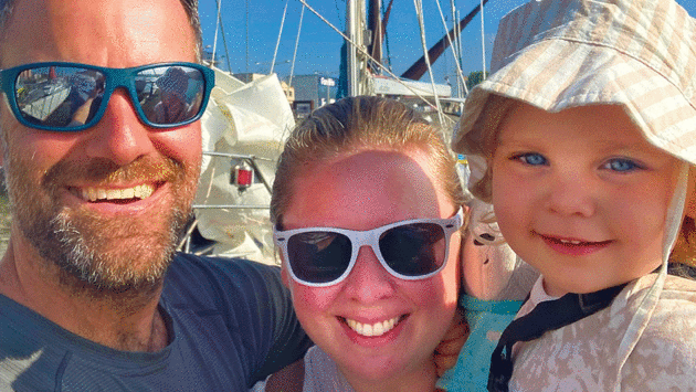 JUSTIN AND NICOLA HALEWOOD sailed their Hallberg Rassy 36 to the US with their daughter in 2022. They are now back living in Portsmouth