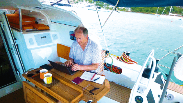 It’s possible to workanywhere in the world
now, but do you really
want that to be part
of your trip?

