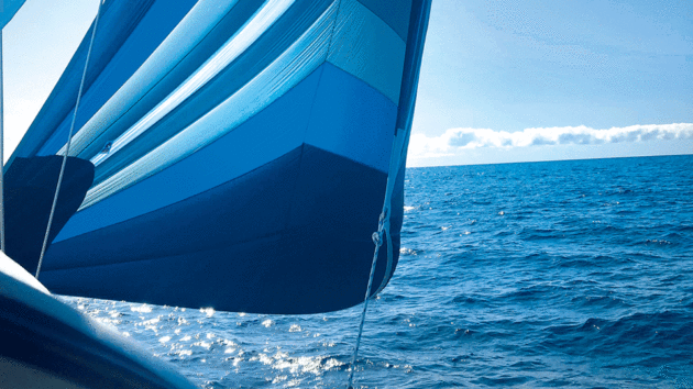 The cruising chute was a great sail, but potentially less useful downwind