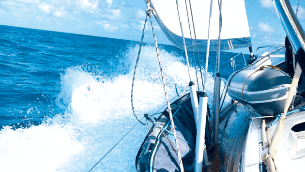 Sailing back across the North Atlantic puts 
some off from sailing
home, who then sell 
their boats in the US