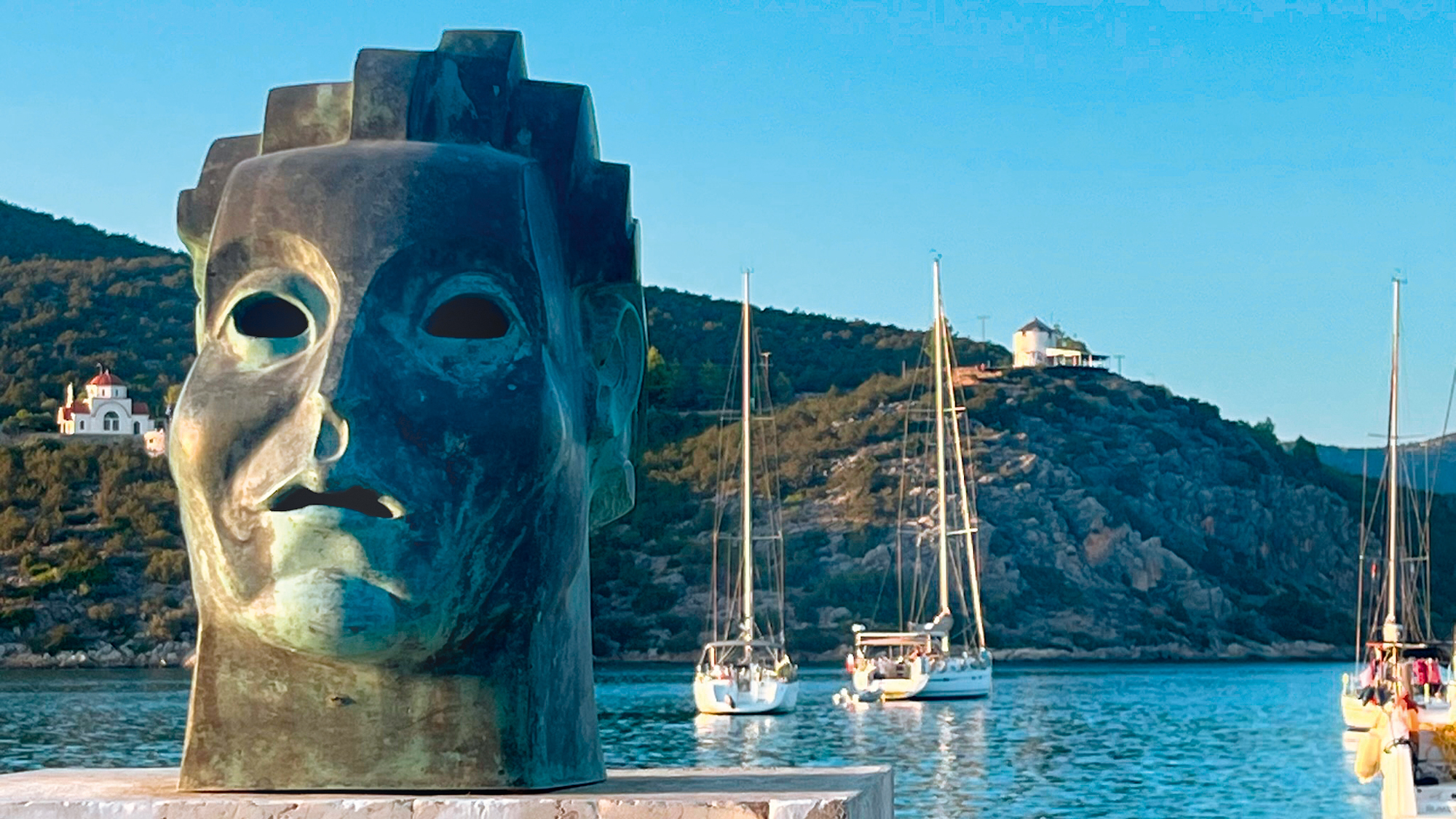 Navigating tight harbours and finding sanctuary in the Greek sun