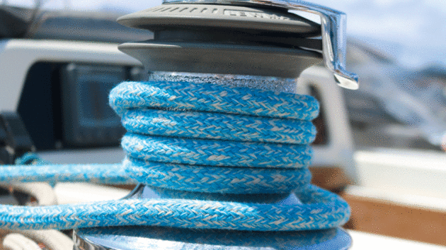 A braided line is spliced and coiled differently to a stranded line, while knots weaken them in different ways