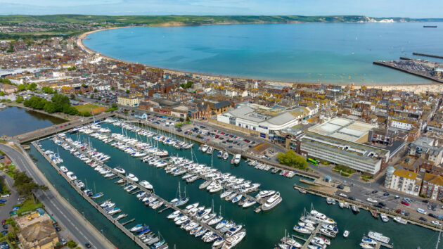 Premier Weymouth Marina aerial view