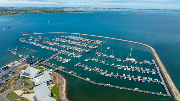 Premier Portland Marina aerial view