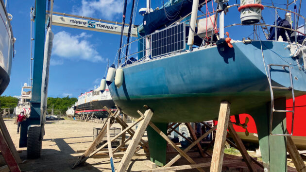 Zen Again on the hard in Saint Maarten