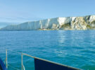 The imposing cliffs at Beachy Head on a different passage during daylight