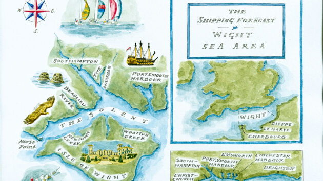 Joanna Martin's illustration of Wight