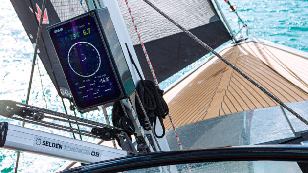 A clear view forward from
the front of the
cockpit, which is
protected by the
low fixed windscreen