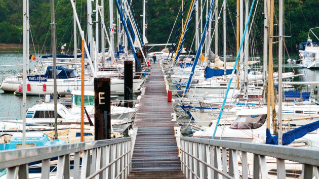 Treguier marina