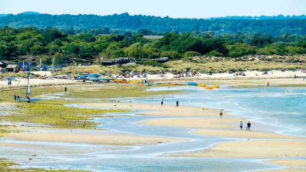 Picturesque Studland Beach