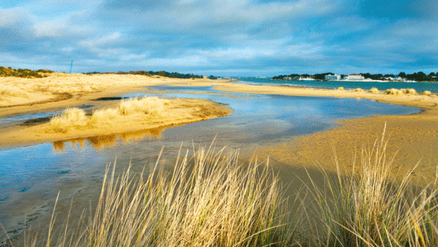Shell Bay looking towards Sandbanks