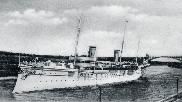 The German Imperial Yacht SMY Hohenzollern