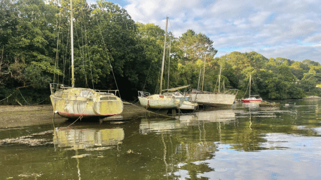 abandoned boats