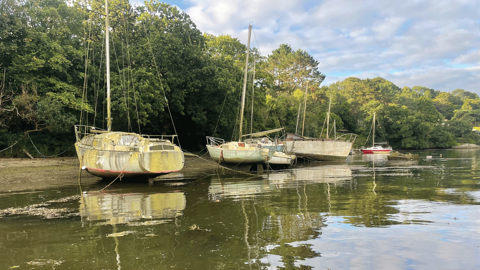 abandoned boats