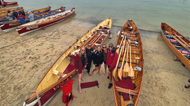 Gigs on the beach, ready for battle