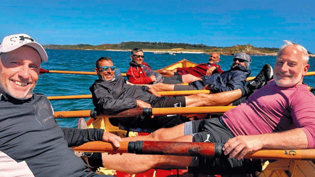 The Dart Super Veterans looking stressed before their race