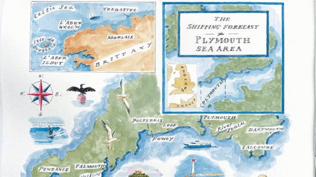 Illustration of the Plymouth area