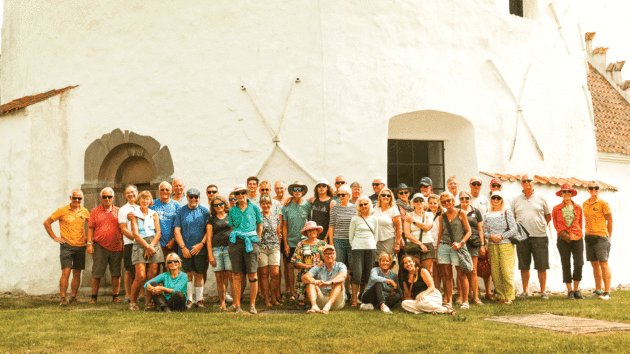 On tour in Bornholm: the group came for the sailing but stayed to socialise