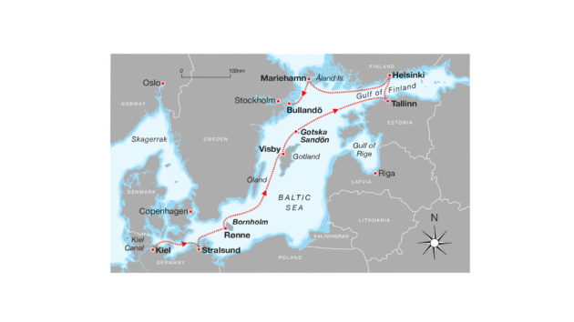 Map of the route