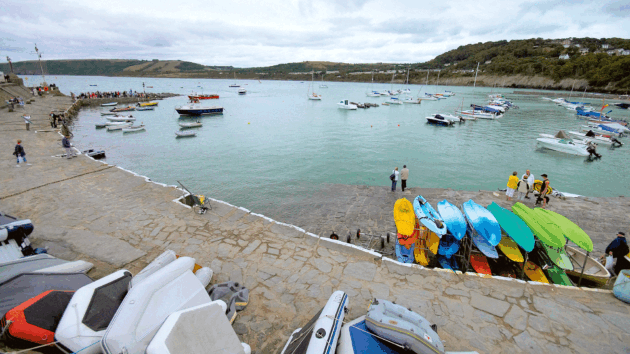The harbour at New Quay, Cardigan Bay, Wales