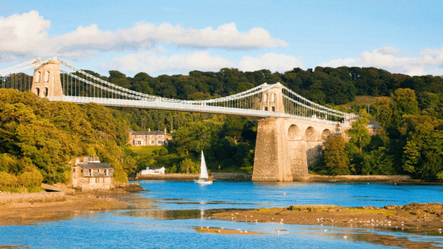 The Menai Suspension Bridge
