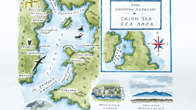 Joanna Martin's Irish Sea illustration