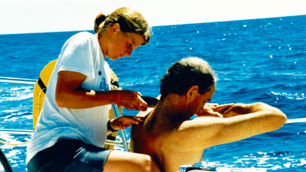 Domestic bliss aboard Thermopylae in 1997