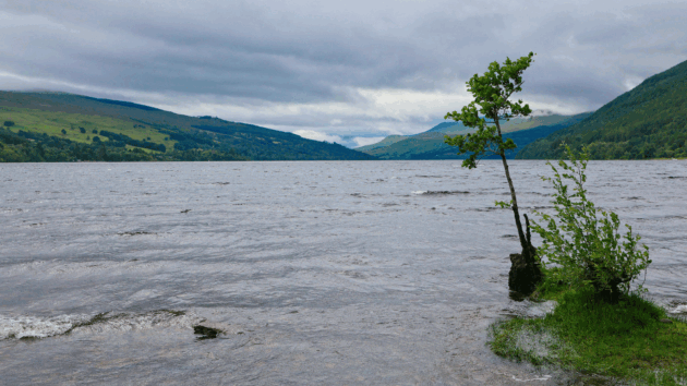 Howling gales in Scotland