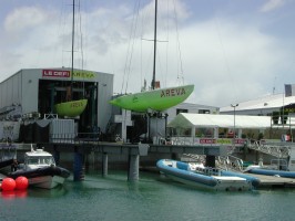 Le Defi Areva base  photo Sue Pelling