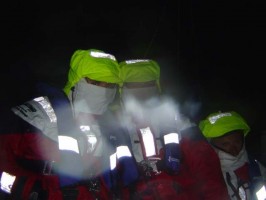 Sailors or spacemen? Besso crew on nightwatch