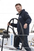 King of the ballad, Brian Adams at the helm of Artemis The Profit Hunter - Back in the Summer of 2009