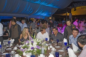 Leg 3 Awards Ceremony at Sapphire Pavilion, Siloso Beach, Sentosa Island,
Singapore. (Centre) Volvo Ocean Race CEO Knut Forstad